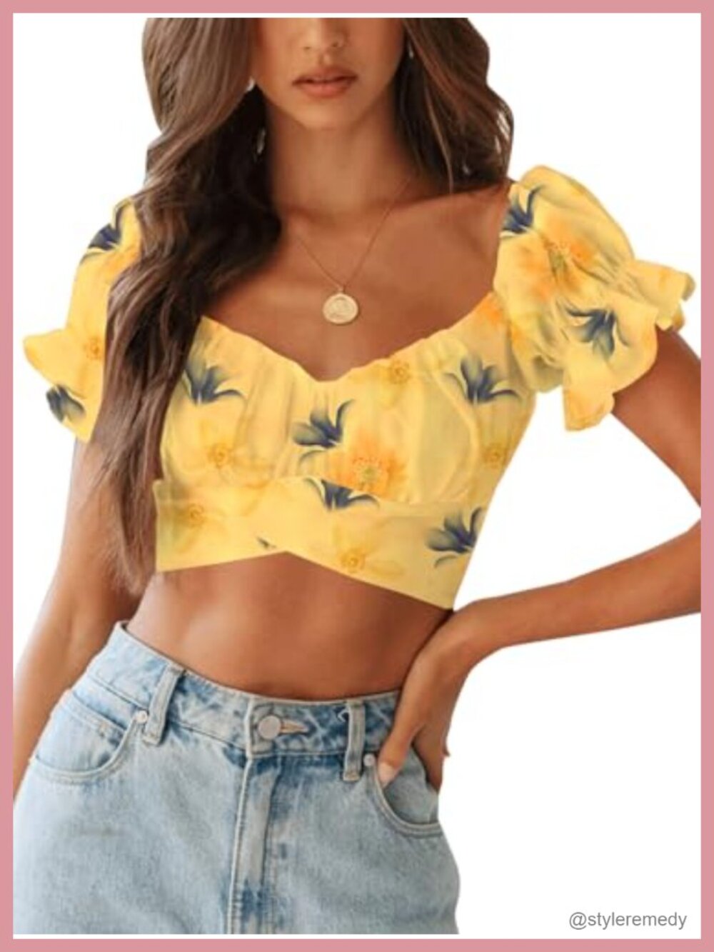Puff Short Sleeve Y2K Crop Top Off Shoulder Summer Blouse